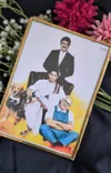 5X7 Glass Brass Frame